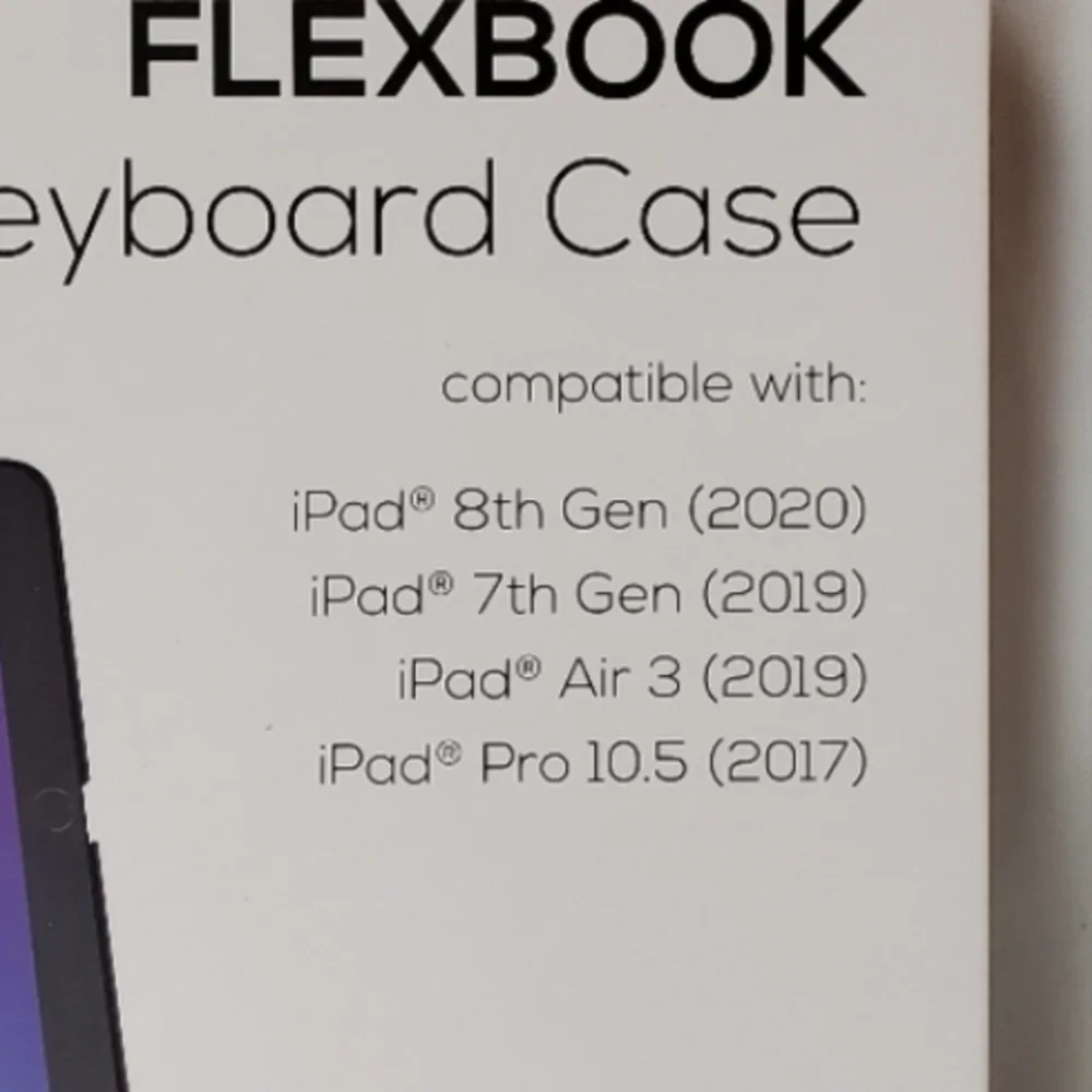 Flexbook Keyboard Case Blue NWOT 7 in 1 keyboard and case for ipads